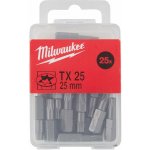 Milwaukee standardní bity TX25x25mm 25ks 4932399597 – Hledejceny.cz