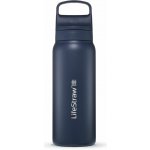Láhev s filtrem Lifestraw Go 2.0 Stainless Steel Water Filter 24 oz (710 ml) - aegean sea – Hledejceny.cz