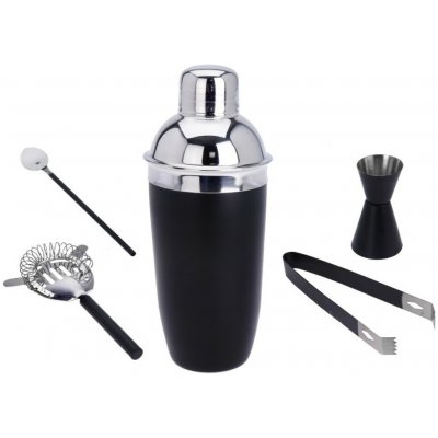 EXCELLENT EXCELLENT Barmanská sada 5 ks nerez černá KO-A12405590 (KO-A12405590) – Zbozi.Blesk.cz