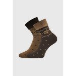 Lonka ponožky Frotana 2 pár caffee brown – Zboží Dáma
