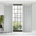 HOTOVÁ ZÁCLONA KIDS 2 NA KROUŽKÁCH 140X250 CM KRÉMOVÁ – Zboží Mobilmania