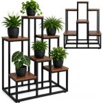 Gardlov 27789 Stojan na květiny 67 x 34,5 x 51 cm hnědý – Hledejceny.cz