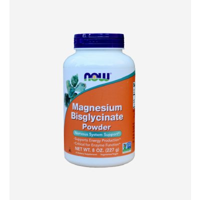 Now Magnesium Bisglycinate hořčík bisglycinát prášek 227 g