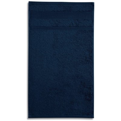 Malfini malý ručník Organic 30 x 50 cm námořní modrá