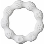 Profibaby Baby kousátko kolečko silikon bílá – Zboží Dáma