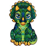 Puzzler Dřevěné Něžný dino Charlie 100 dílků – Zbozi.Blesk.cz