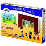 Magnetické divadlo Hrad s dřevěnými figurkami v krabici – Zboží Mobilmania