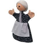 Moravská ústředna Brno BABIČKA textilní maňásek na ruku 34 cm – Zboží Dáma