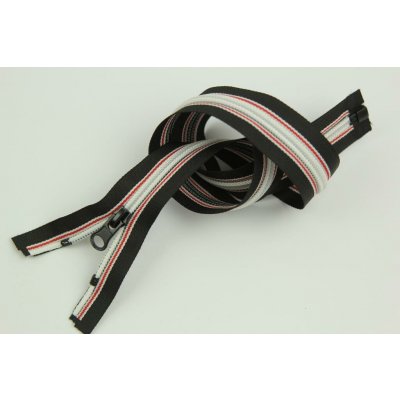 Spirálový zip šíře 70 cm - červenobílý – Hledejceny.cz