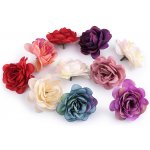 Umělý květ růže Ø5-6 cm - mix variant (10 ks)