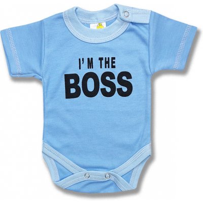 BABY´S WEAR Kojenecké body krátky rukáv Boss – Zboží Mobilmania