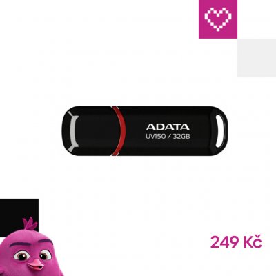 ADATA DashDrive UV150 32GB AUV150-32G-RBK – Zboží Mobilmania