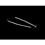 Prima-obchod Knot na svíčky s plíškem 8,5 cm, barva bílá – Zboží Mobilmania