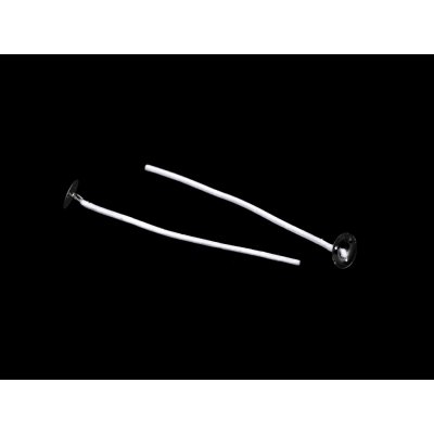 Prima-obchod Knot na svíčky s plíškem 8,5 cm, barva bílá – Zboží Mobilmania