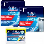 Finish Sůl do myčky nádobí změkčující vodu 4 kg + Čistič myčky citronový 250 ml – Zbozi.Blesk.cz