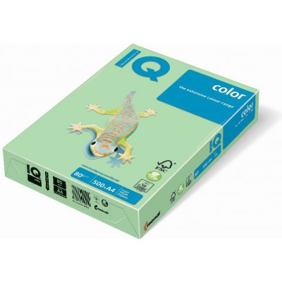 Kancelářský papír IQ barevný MG28 středně zelená – Sleviste.cz