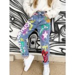 Printed wall jeans – Zbozi.Blesk.cz