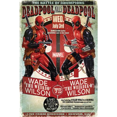 Plakát Deadpool - Wade vs. Wade 61 x 91 cm – Zboží Dáma