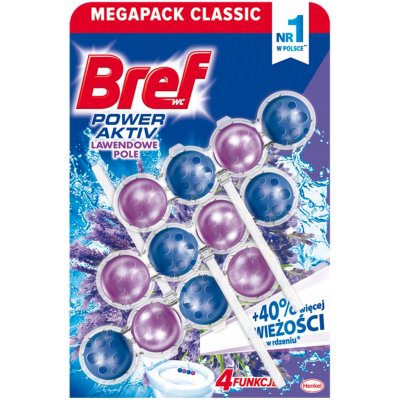 Bref Power Aktiv WC blok Lavender 3 x 50 g – Zboží Dáma