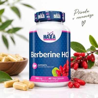 Haya Labs Berberine HCL 400 60 kapslí – Hledejceny.cz