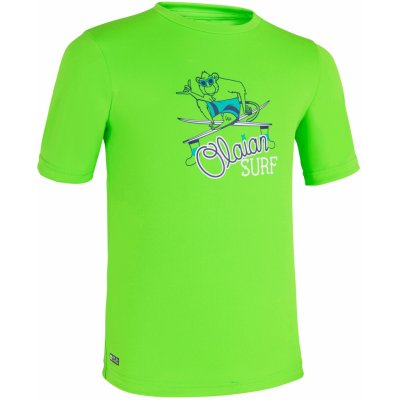OLAIAN dětské tričko s UV ochranou na surf Water zelené s potiskem – Zboží Dáma