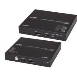 ATEN Extender PC-konzole Dual DP, HDBaseT 2.0, USB, RS-232, audio, 4K@100m