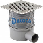 Dakota Vpusť boční teleskopická nerez/PP 115 115 x 115 mm – Sleviste.cz