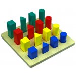 Montessori C223 Žebřík geometrická tělesa – Zboží Dáma