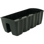 Prosperplast Květináč truhlík na zábradlí CROWN antracit 58 cm – Hledejceny.cz