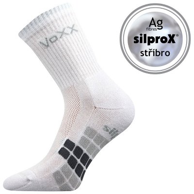 Voxx RAPTOR sportovní antibakteriální ponožky se stříbrem bílá