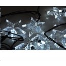 Vánoční osvětlení Solight LED vánoční řetěz hvězdy 20 LED 3m přívod 3m IP20 bílá