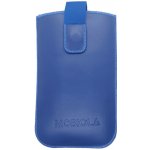 Mobiola Vysouvací tlačítkový telefon Mobiola MB700, vyrobeno na Slovensku, kožené, modré – Zboží Mobilmania