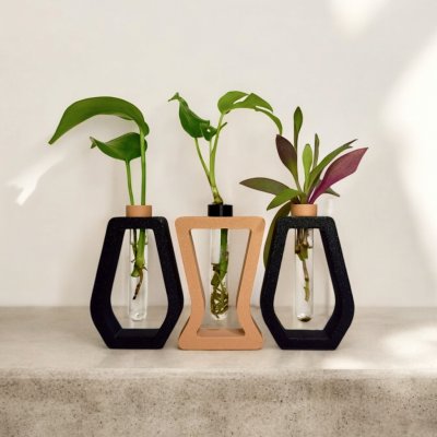PlantBee Set váz na množení rostlin Vesea velká černá + bílá – Hledejceny.cz