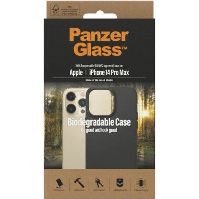 Pouzdro PanzerGlass Biodegradable Case černé, Apple iPhone 14 Pro Max 0420