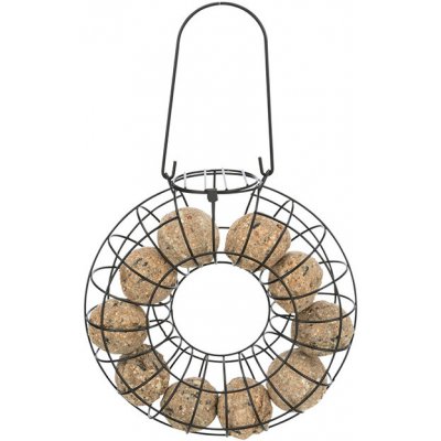Trixie Venkovní krmítko závěsný kruh na 8 lojových koulí 24 x 8 cm kov – Zboží Mobilmania