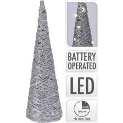 osvětlení PYRAMIDA 40cm STŘ 20LED s časovačem AMZ100320