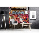 Dimex MS-3-0321 vliesová fototapeta na zeď Ulice s graffiti rozměry 225 x 250 cm – Zboží Dáma