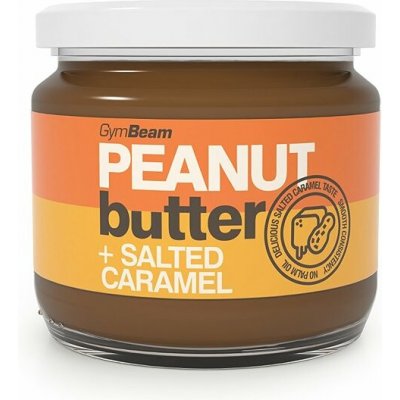 GymBeam Arašídové máslo se slaným karamelem 340 g – Sleviste.cz