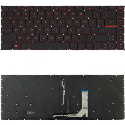 Klávesnice MSI Thin GF63 GF65 Stealth GS65 – Zboží Živě
