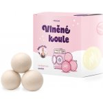 Úklid pro klid Vlněné koule do sušičky černošedé skořice 3 ks – Sleviste.cz