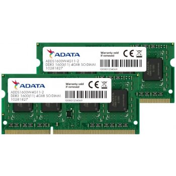 ADATA SODIMM DDR3L 4GB 1600MHz CL11 ADDS1600W4G11-2