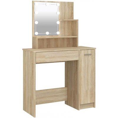 Petrashop s LED 808813 dub sonoma – Zboží Dáma