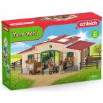 Schleich 42195 Stáj velká s koňmi a vybavením – Sleviste.cz