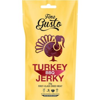 Fine Gusto Krůtí jerky BBQ 25 g