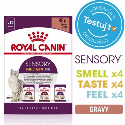 Royal Canin Feline Sensory Pack Gravy 12 x 85 g