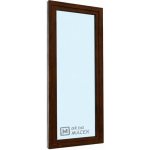 Kömmerling balkonové dveře 70 AD OS levé tmavý dub/bílá 70 x 210 cm jednostranná klika + madýlko + PVC rám – Hledejceny.cz