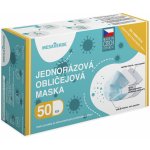 Mesaverde jednorázová česká rouška 3 vrstvá modrá 50 ks – Zboží Mobilmania