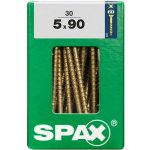 SPAX Vrut 5x90, zápustná hlava, PZ, YELLOX, 30 ks (L) – Hledejceny.cz