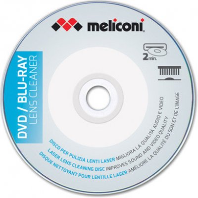 Čistící DVD Meliconi 621012 Čistící DVD na čočky laseru