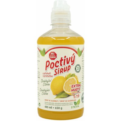 CukrStop Sirup osvěžující Citron 650 g – Zbozi.Blesk.cz